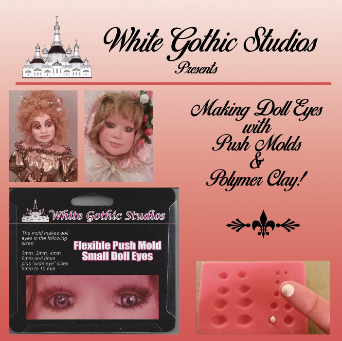DVD - how to make doll eyes with polymer clay