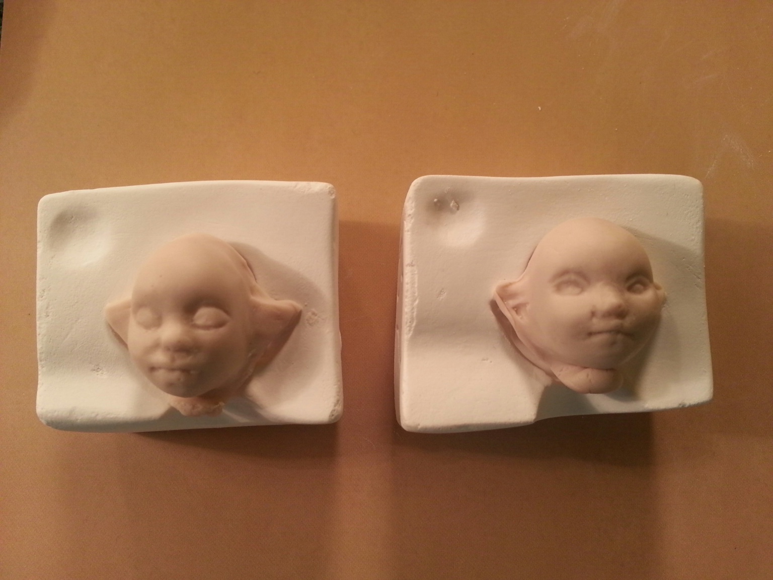 molds fairy faces face clay polymer doll making gothic