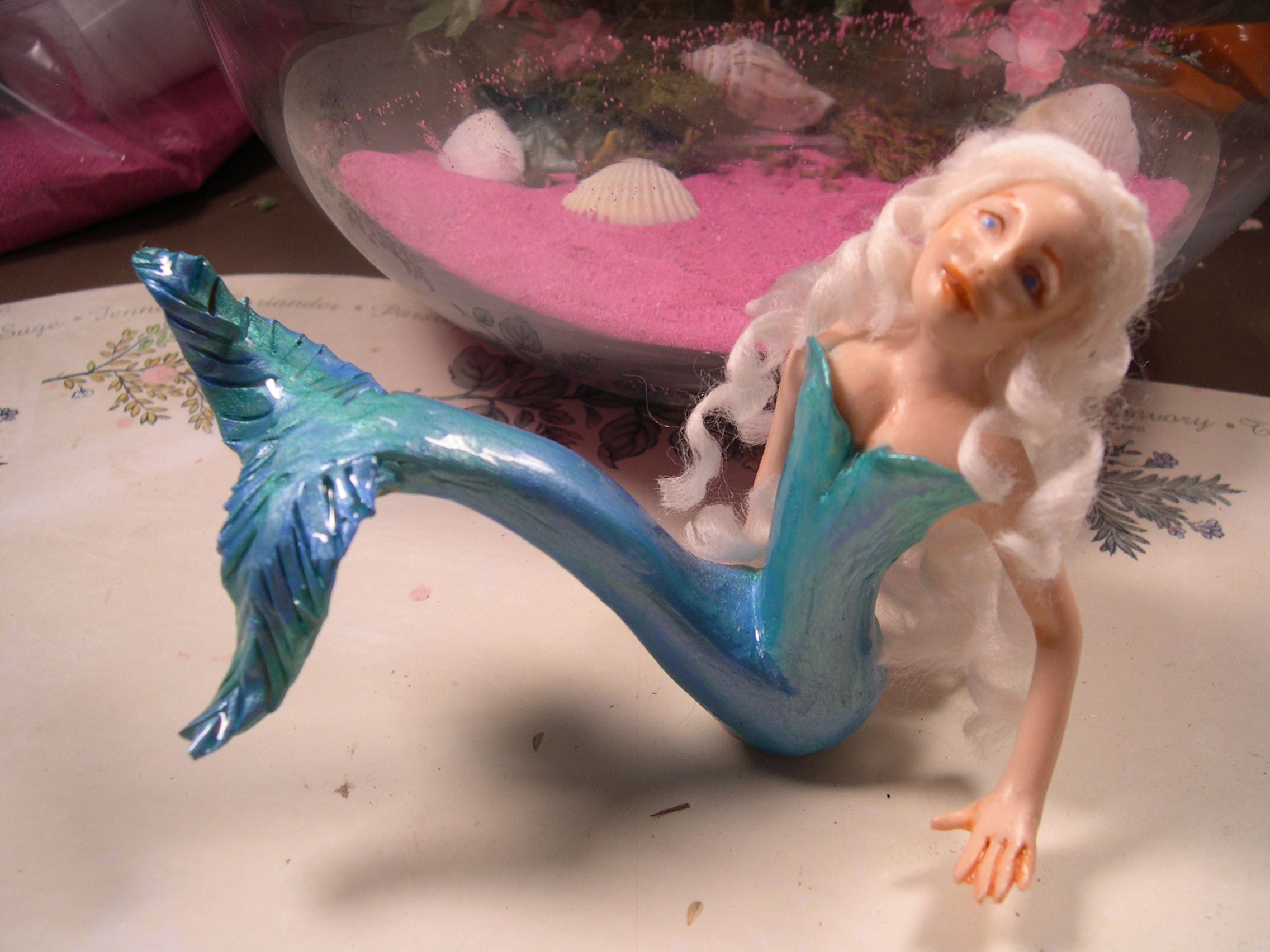 mermaid push mold